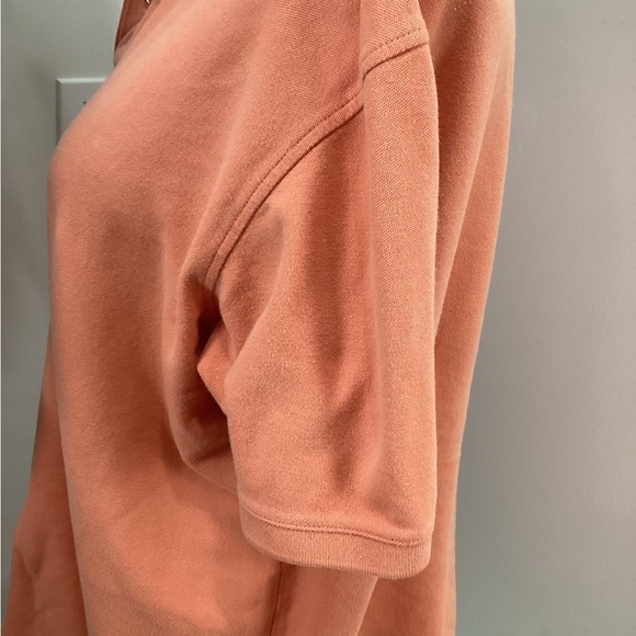 SONOMA short sleeve polo woman’s size large dark peach color thicker mat… - Picture 6 of 14